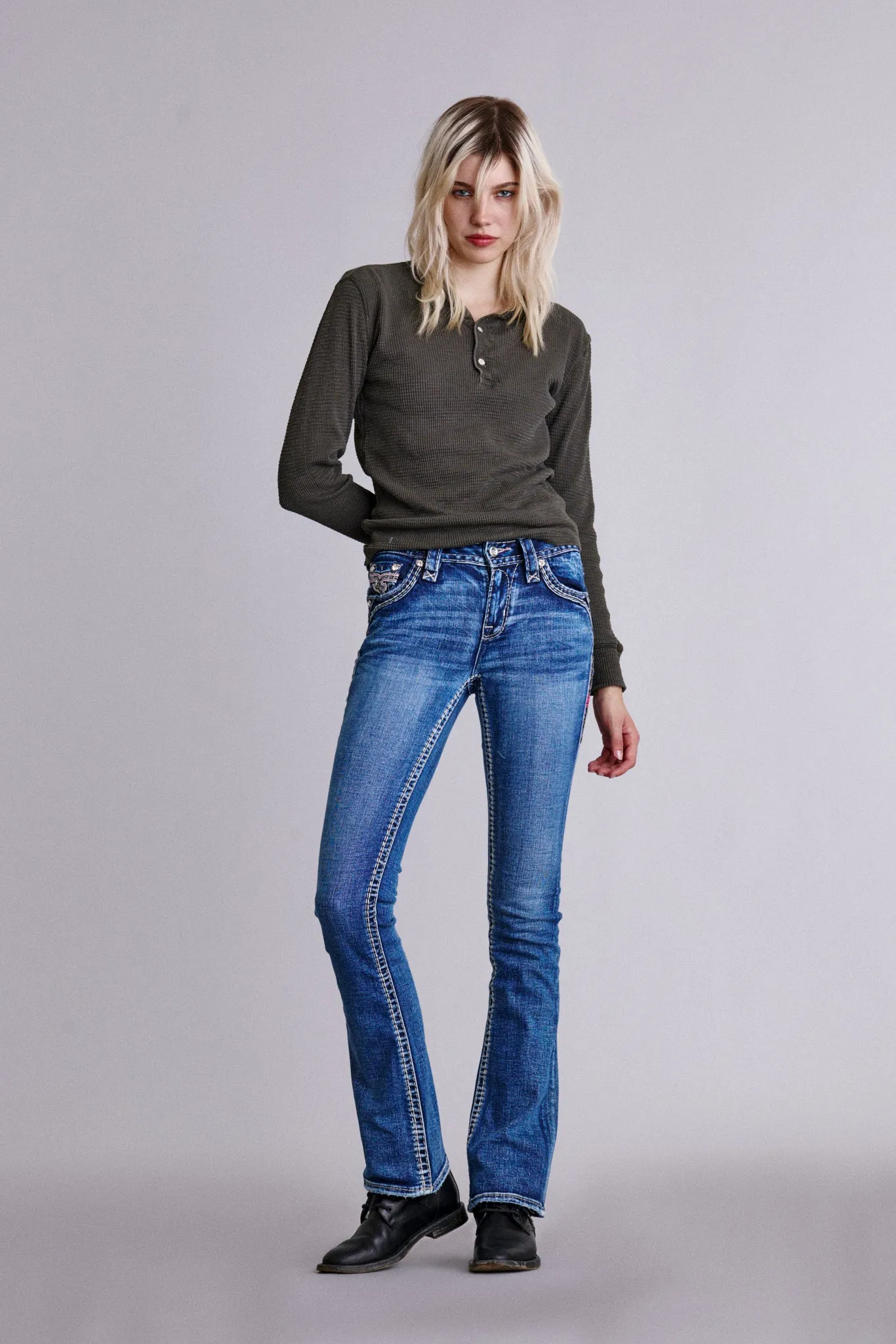 Rosemia Bootcut Jeans sold by Rock Revival product image thumbnail 5