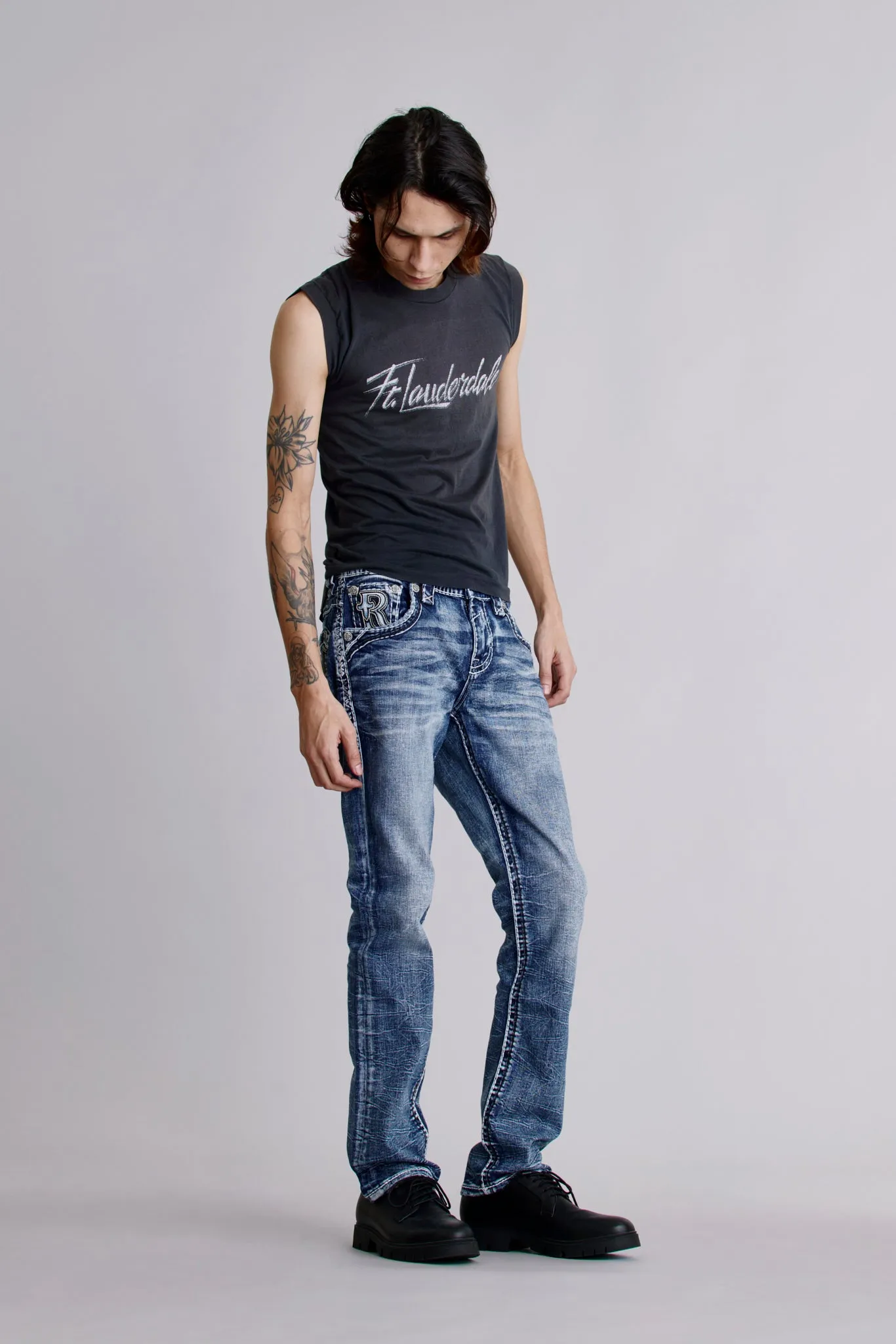 Remington Straight Jeans sold by Rock Revival product image thumbnail 3