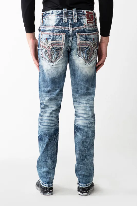 ARUBA BLUE ALT STRAIGHT JEANS sold by Rock Revival