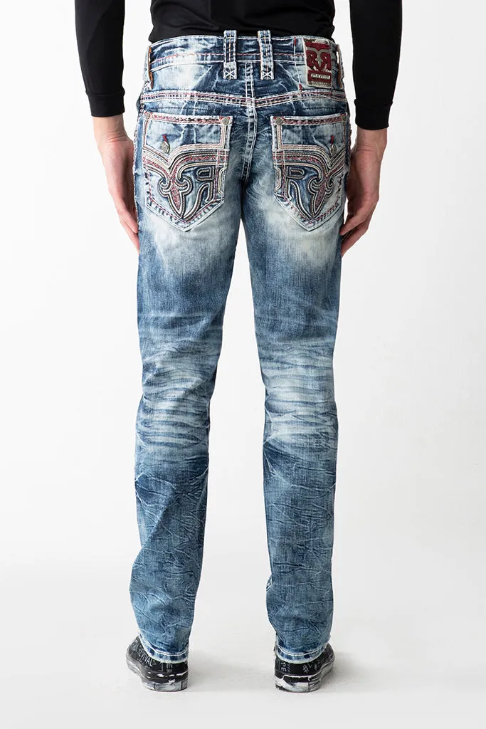 ARUBA BLUE ALT STRAIGHT JEANS sold by Rock Revival