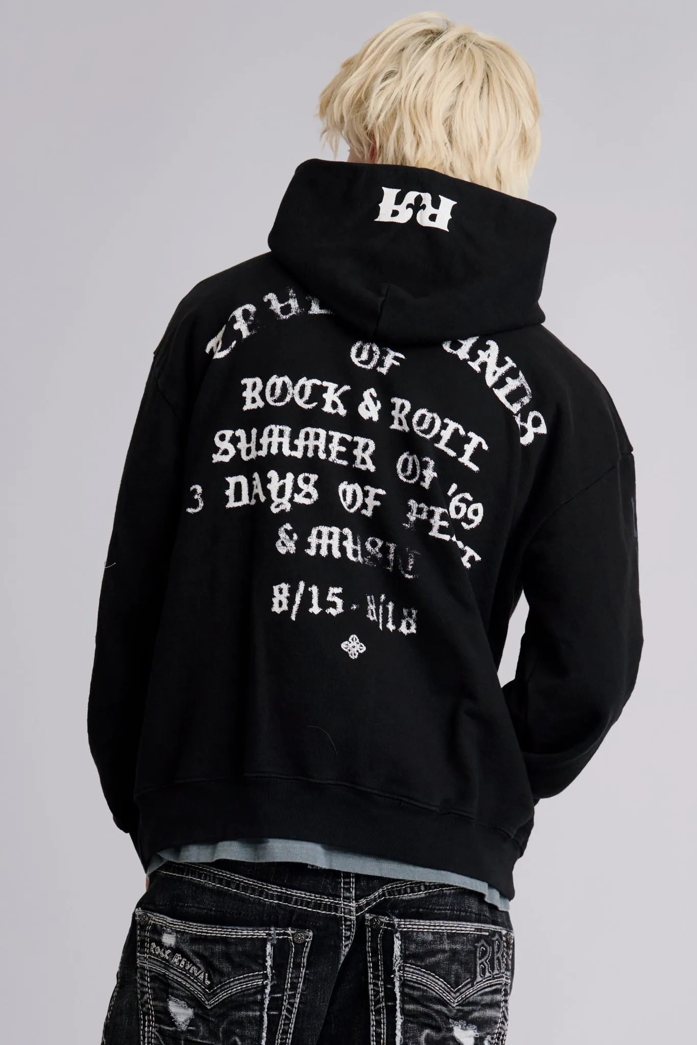 Angel Tour Hoodie in Black sold by Rock Revival product image thumbnail 2