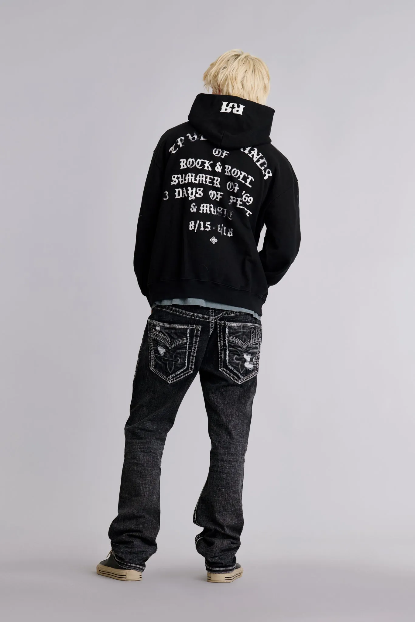 Angel Tour Hoodie in Black sold by Rock Revival product image thumbnail 5
