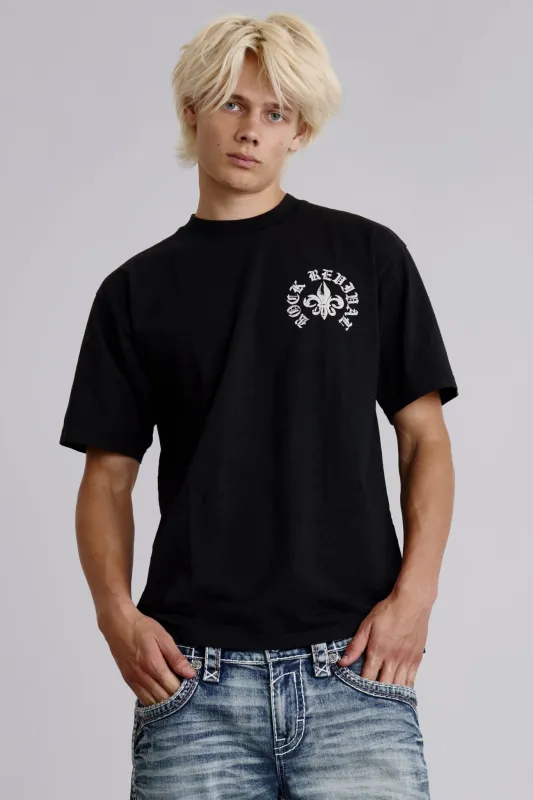 Eternal Tee in Black sold by Rock Revival