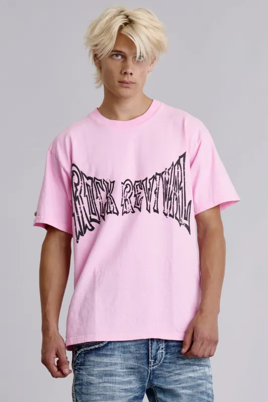 Soundwave Tee in Pink sold by Rock Revival