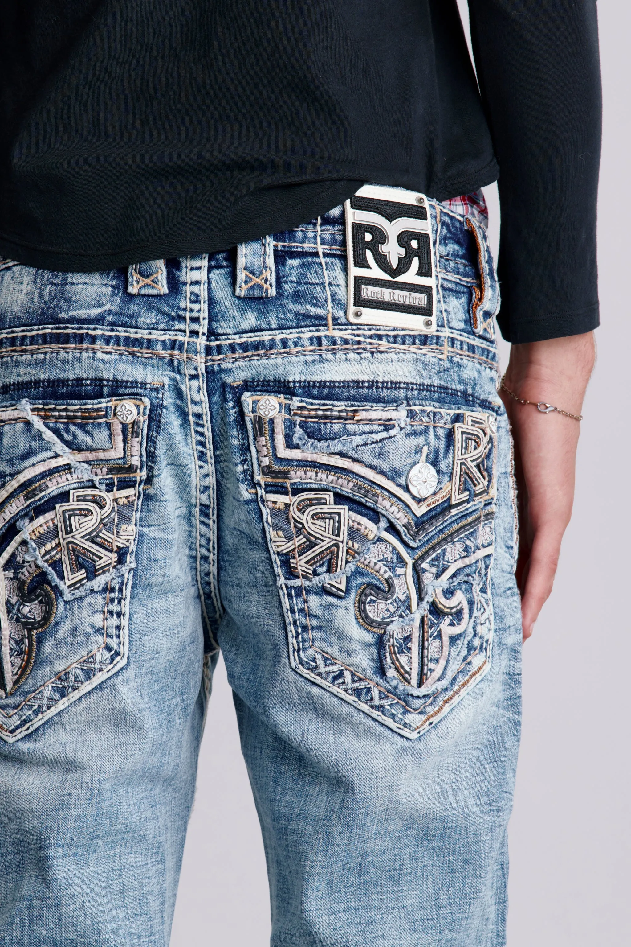 Ian Straight Jeans sold by Rock Revival product image thumbnail 3