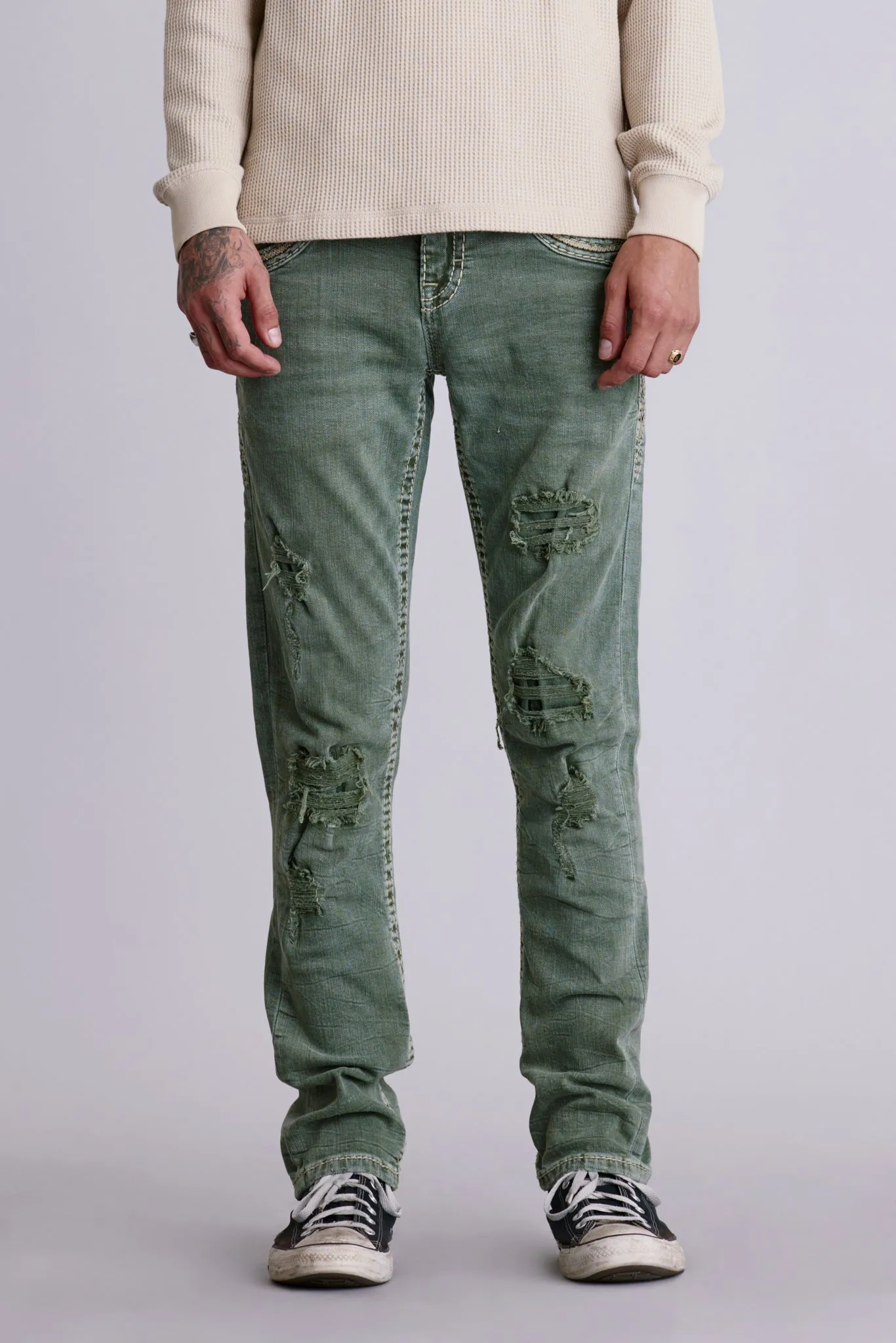 Kinsly Alt Straight Jeans sold by Rock Revival product image thumbnail 4