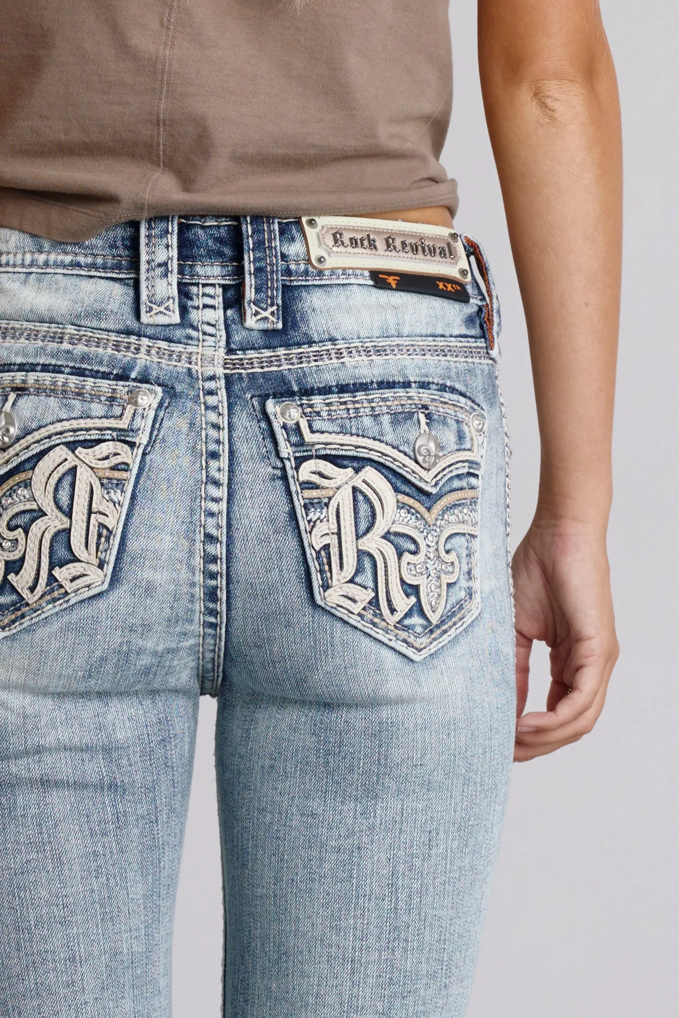 Aylani High Rise Straight Jeans sold by Rock Revival product image thumbnail 3