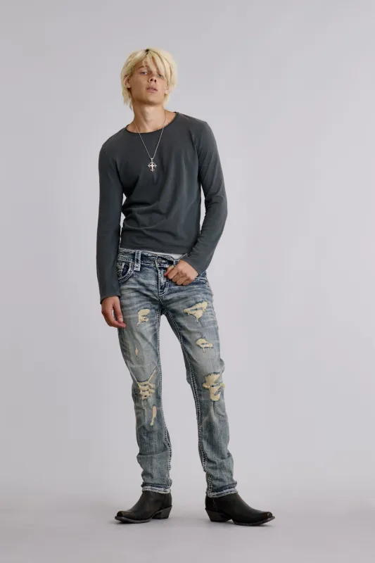 Ernest Alt Straight Jeans sold by Rock Revival