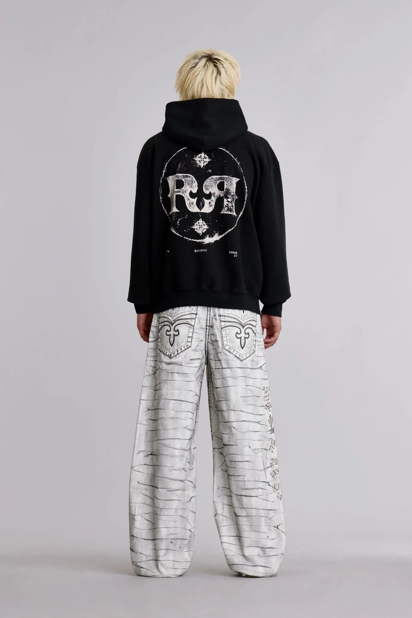 Rock Hoodie in Black sold by Rock Revival product image thumbnail 4