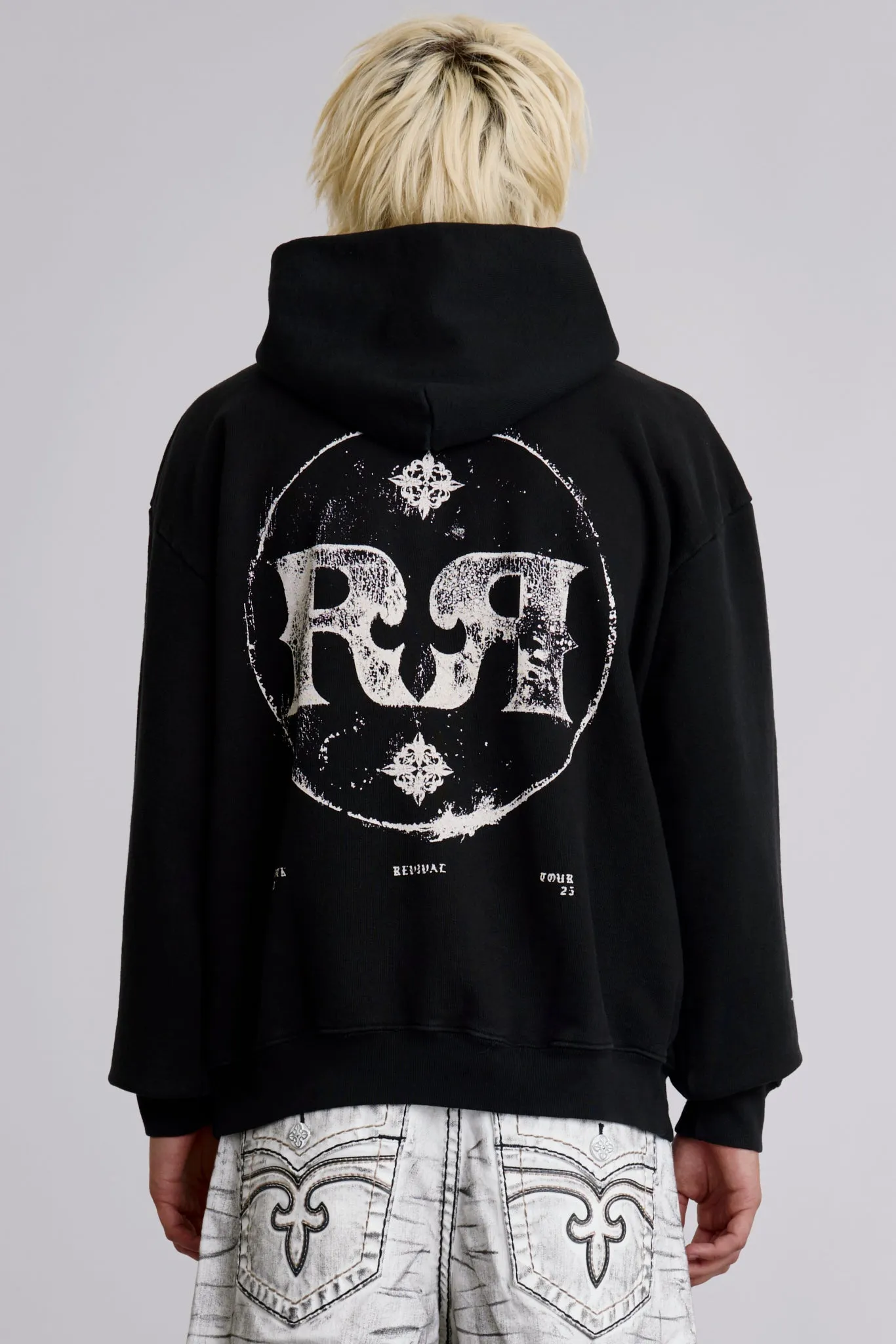 Rock Hoodie in Black sold by Rock Revival product image thumbnail 2
