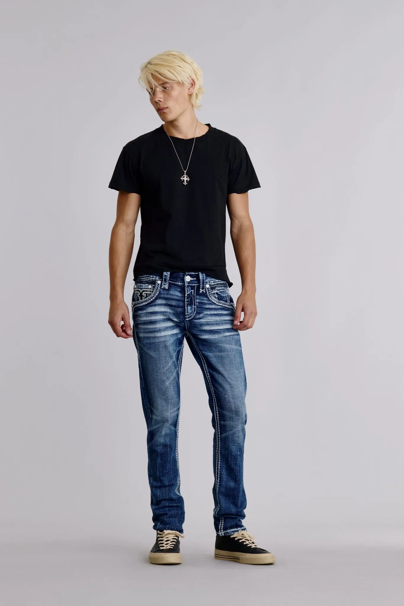 Smitty Alt Straight Jeans sold by Rock Revival product image thumbnail 3