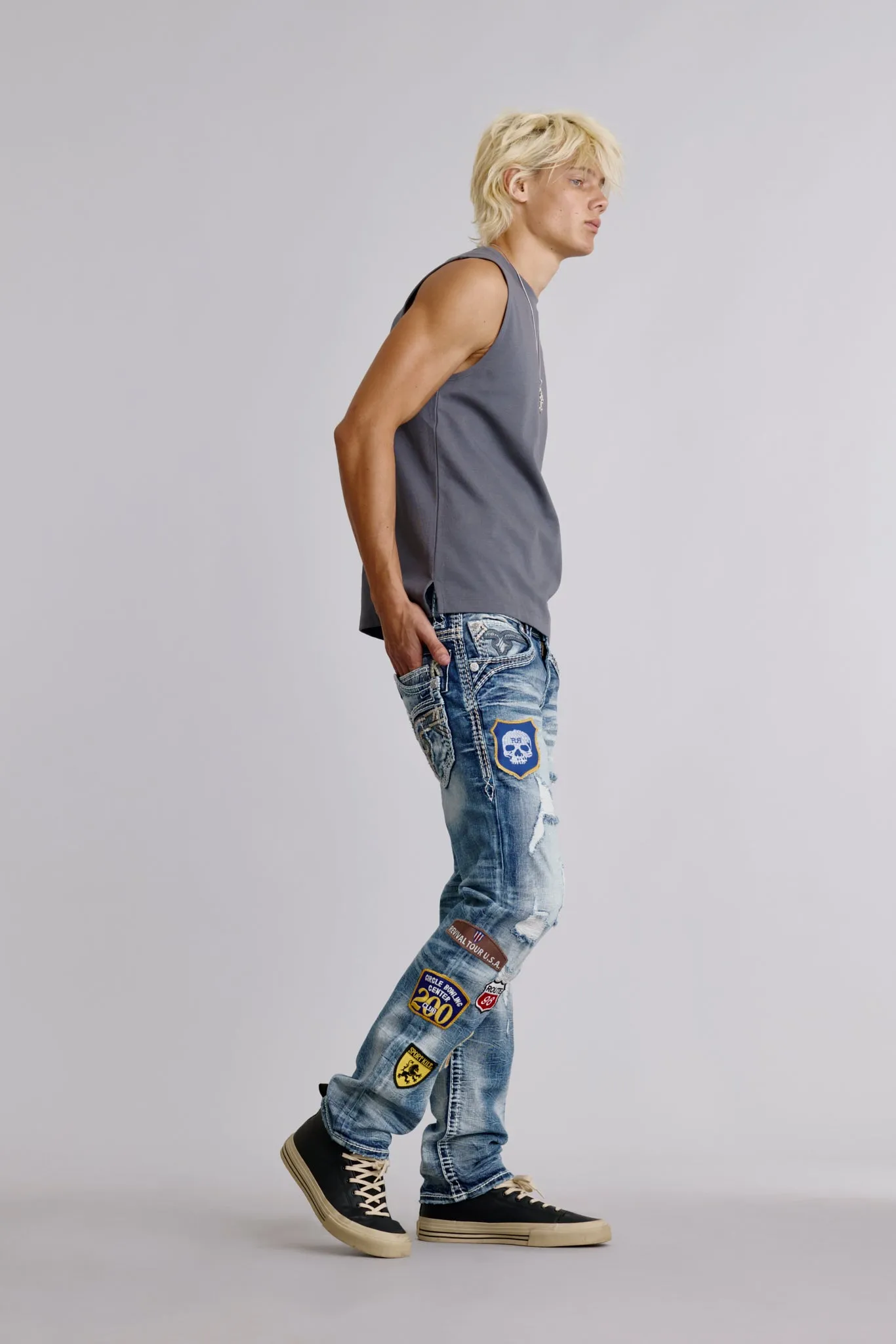 Kylo Straight Jeans sold by Rock Revival product image thumbnail 3