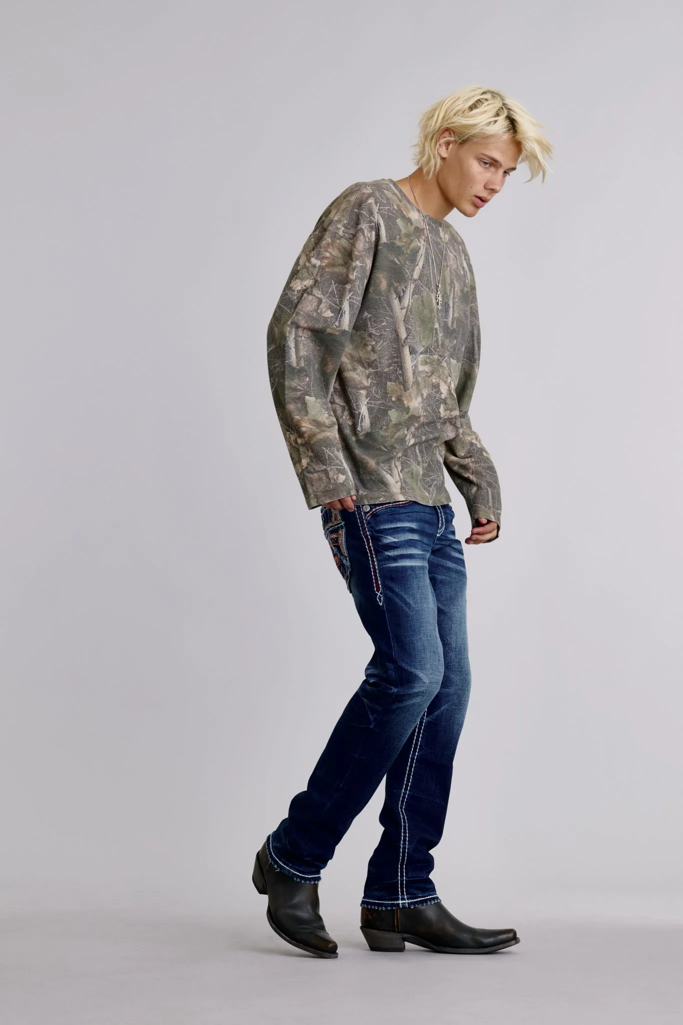 Jim Straight Jeans sold by Rock Revival product image thumbnail 3