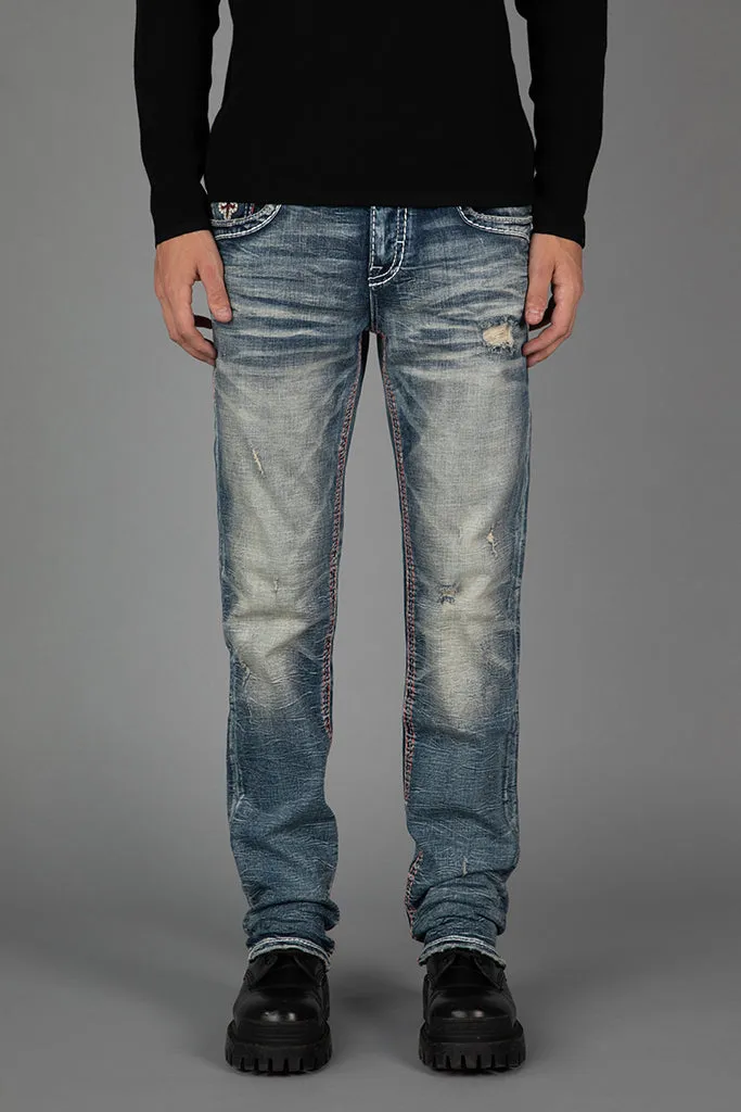 Waterfall Straight Jeans sold by Rock Revival product image thumbnail 3