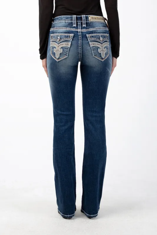 Mint Leaf Bootcut Jeans sold by Rock Revival