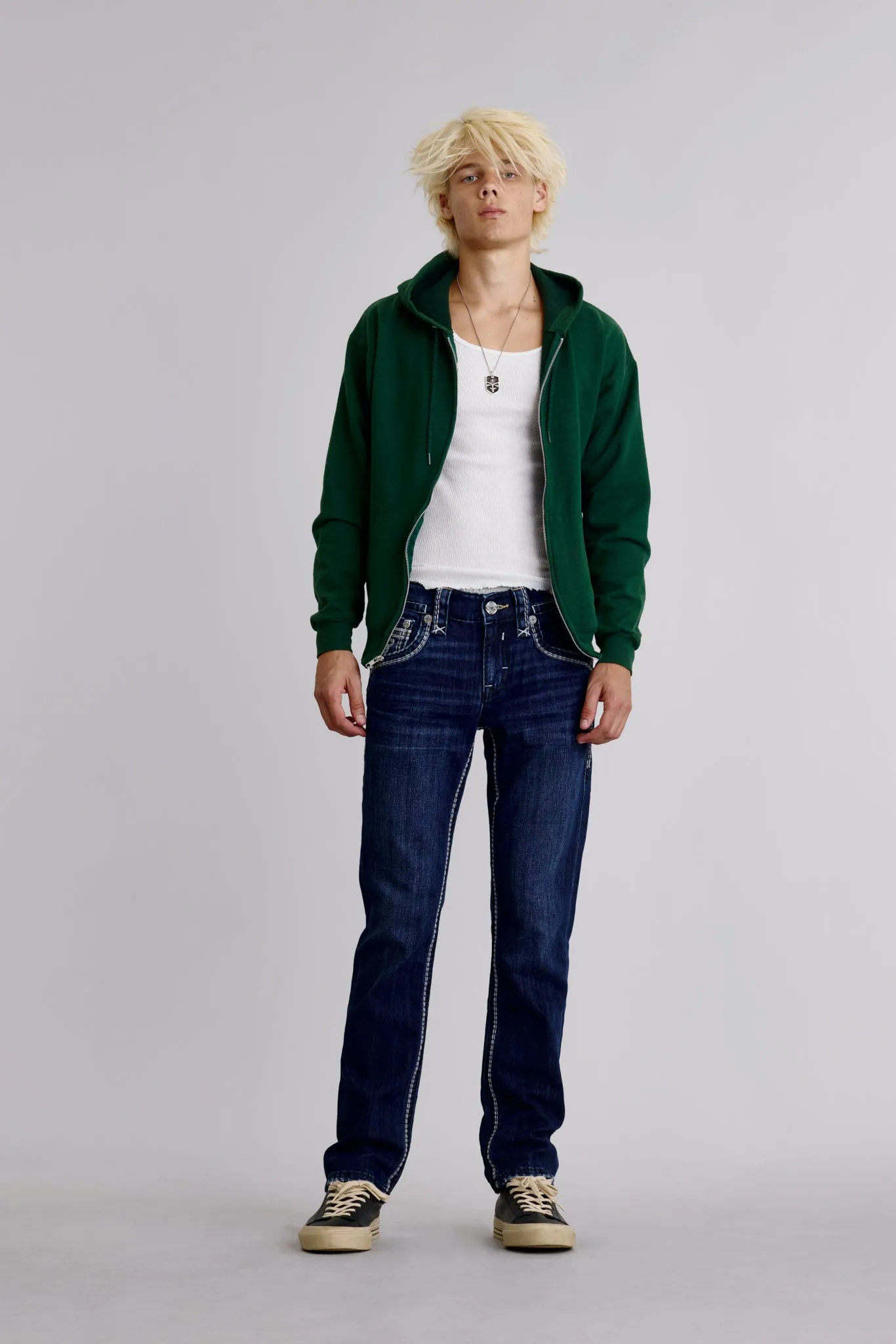 Heath Straight Jeans sold by Rock Revival product image thumbnail 3