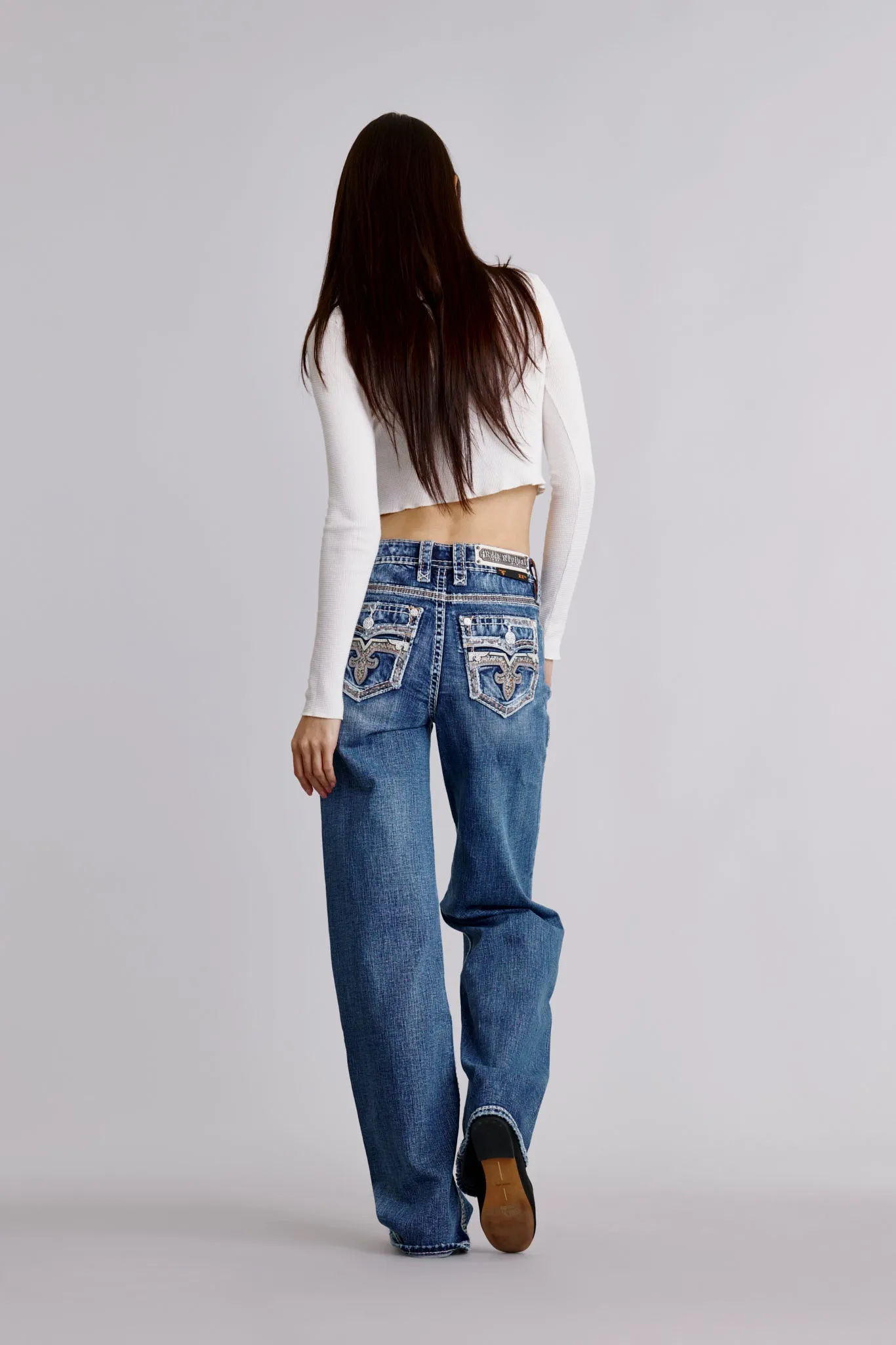 Hallie High Rise Wide Leg Jeans sold by Rock Revival product image thumbnail 2