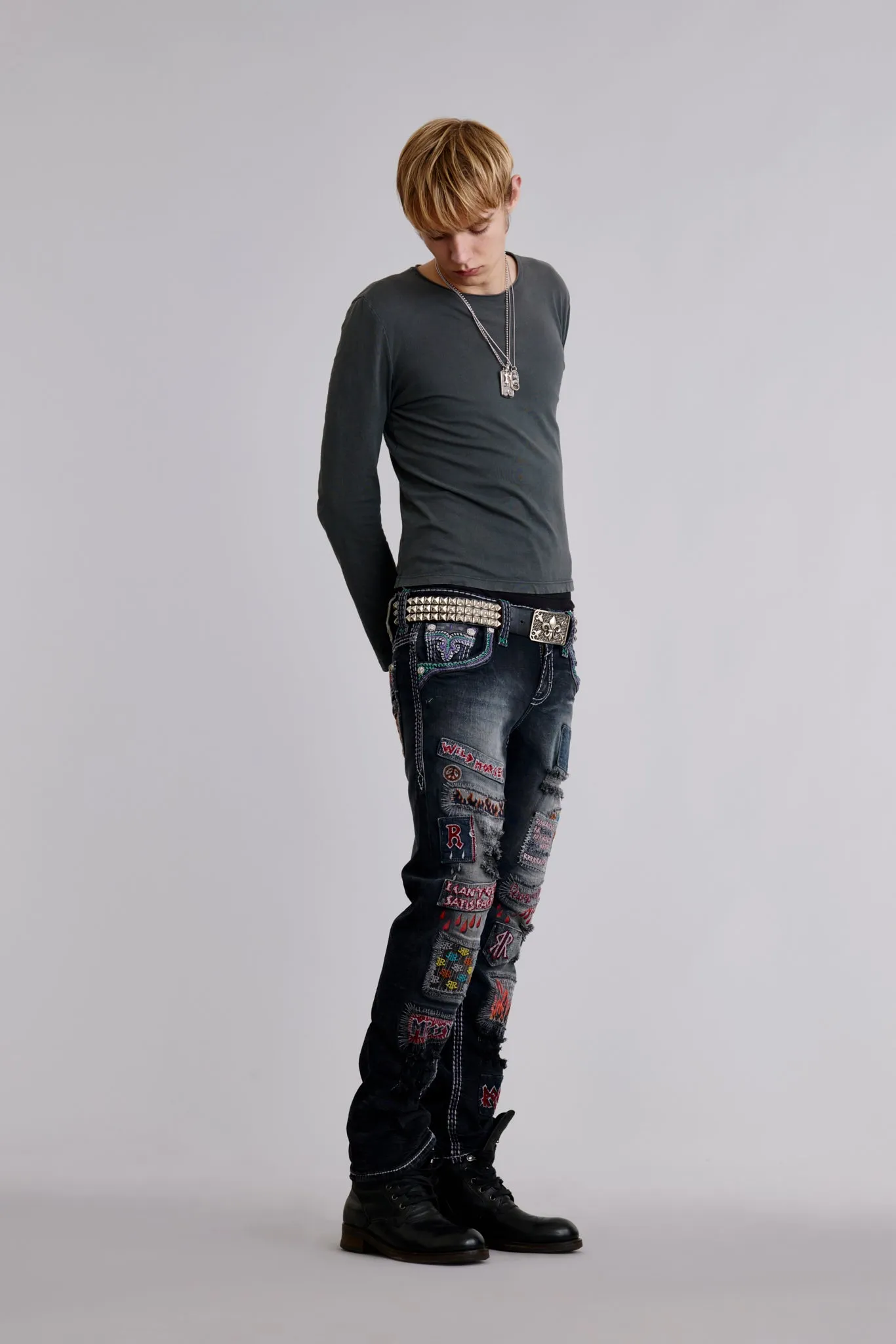 Armie Straight Jeans sold by Rock Revival product image thumbnail 3