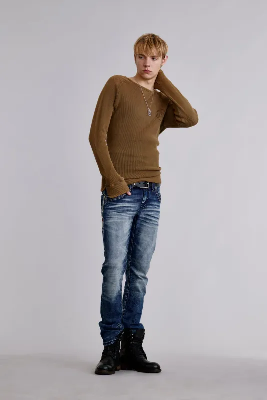 Merlot Straight Jeans sold by Rock Revival