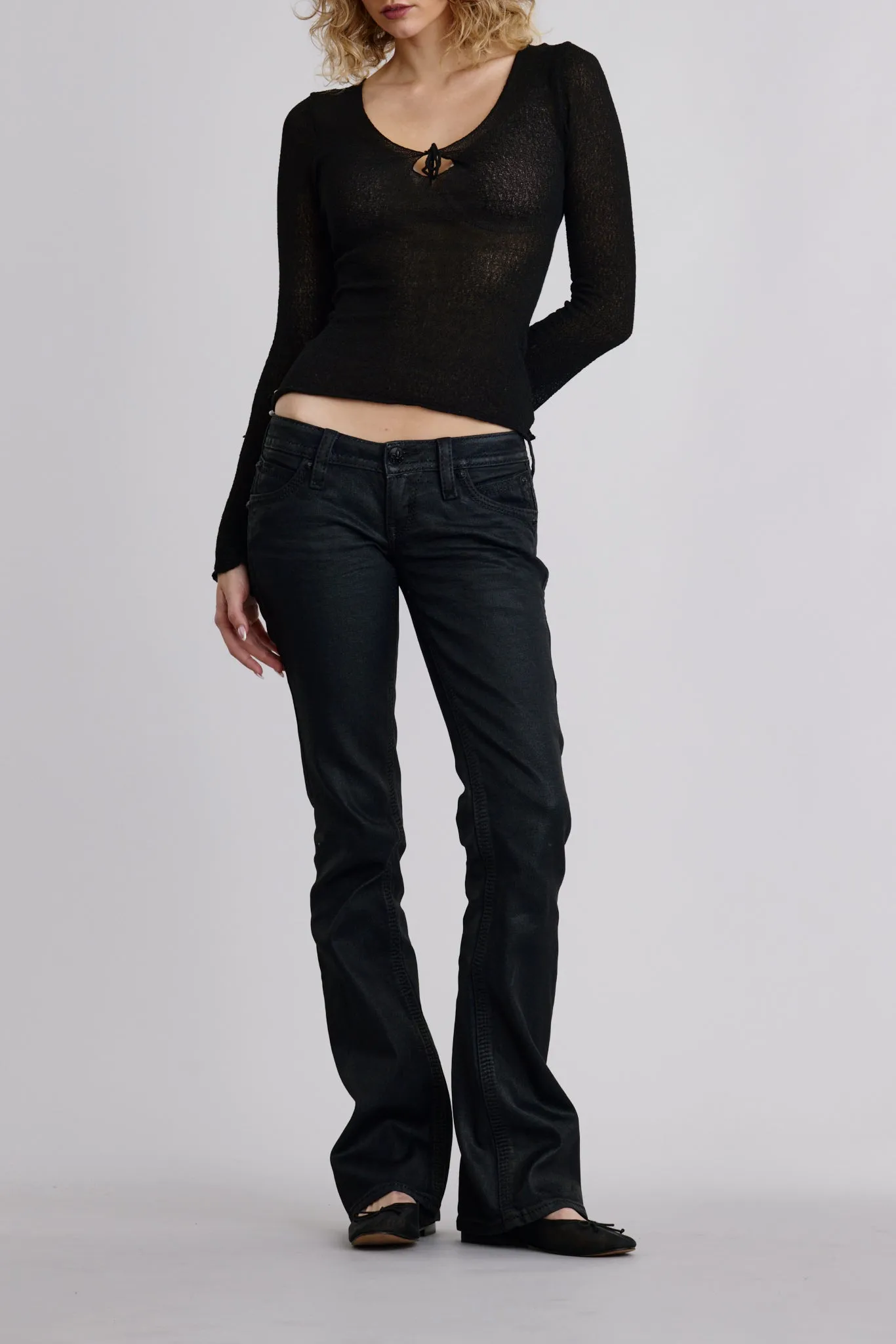 Gwen Super Low-Rise Bootcut Jeans sold by Rock Revival