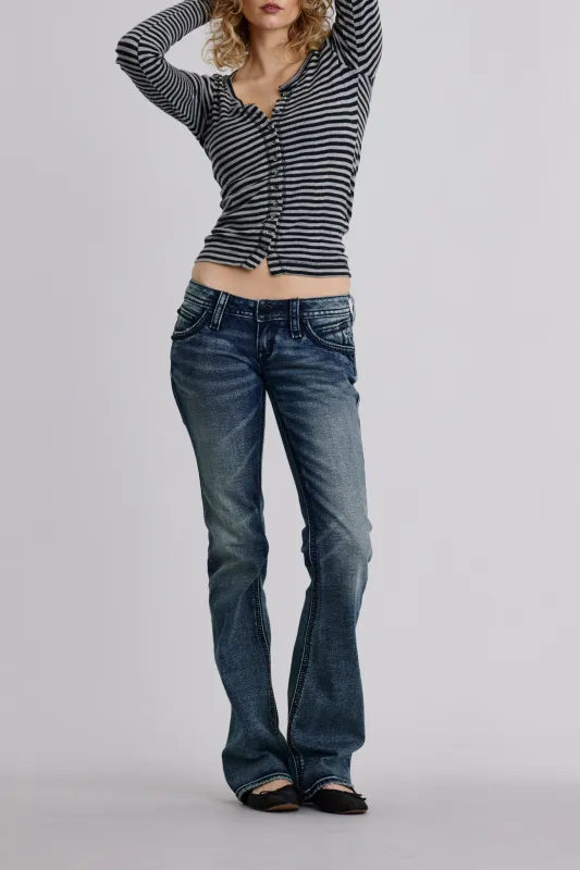 Gwen Super Low-Rise Bootcut Jeans sold by Rock Revival