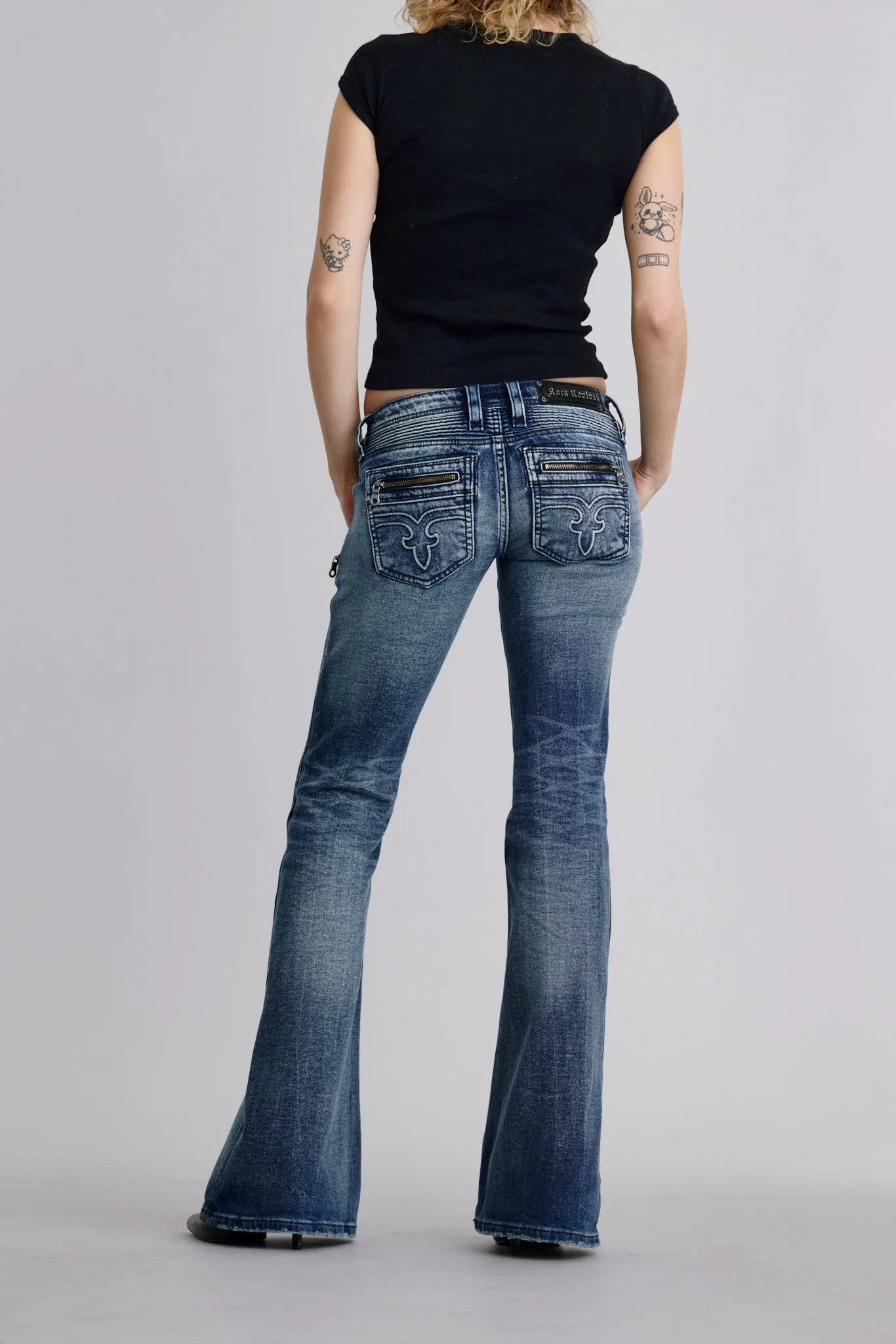 Joplin Super Low-Rise Flare Jeans sold by Rock Revival product image thumbnail 2