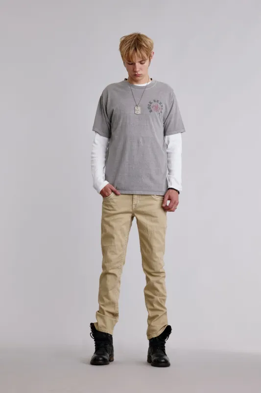 Eternal Tee in Weathered Grey sold by Rock Revival