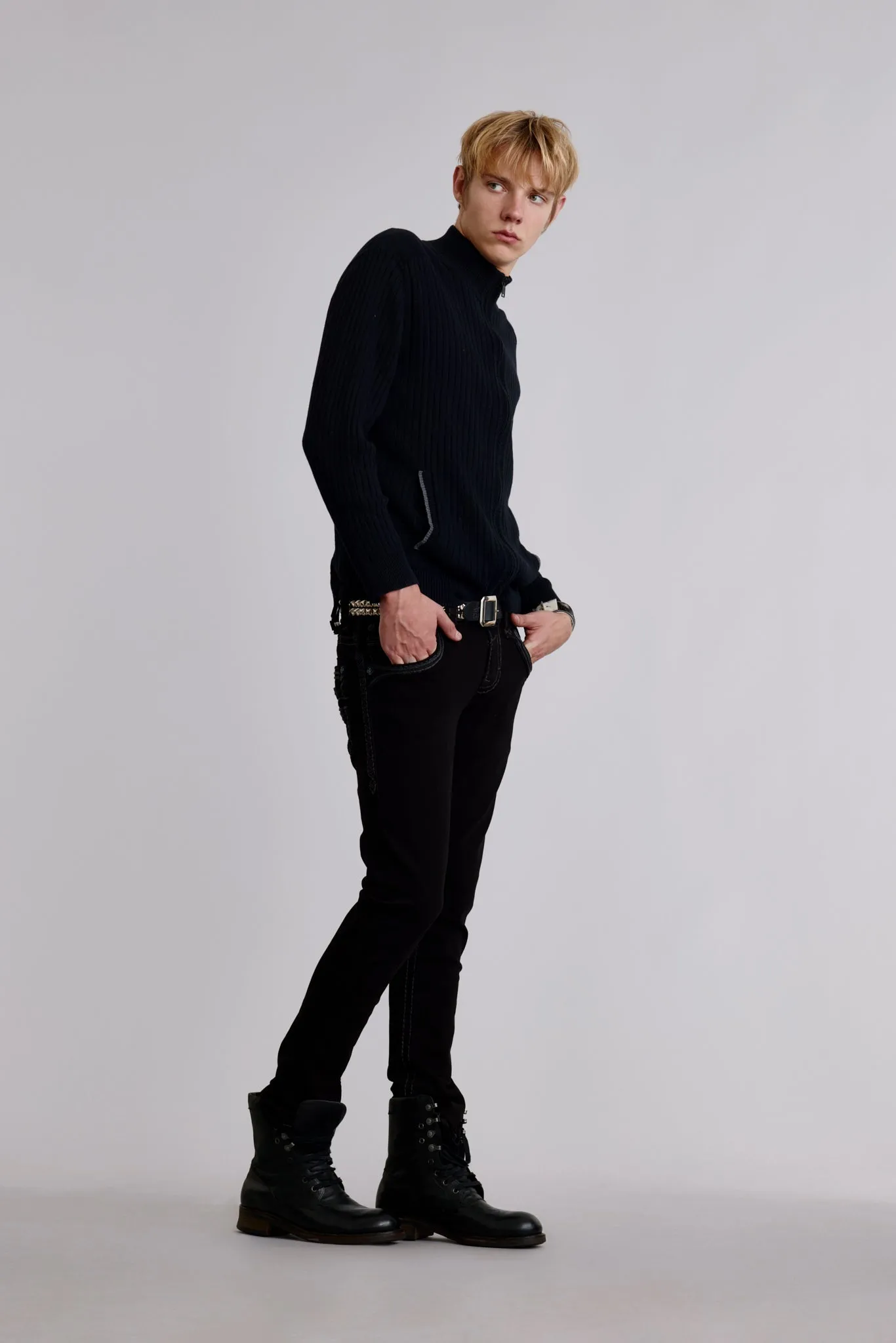 Lunar Rock Alt Straight Jeans sold by Rock Revival product image thumbnail 3