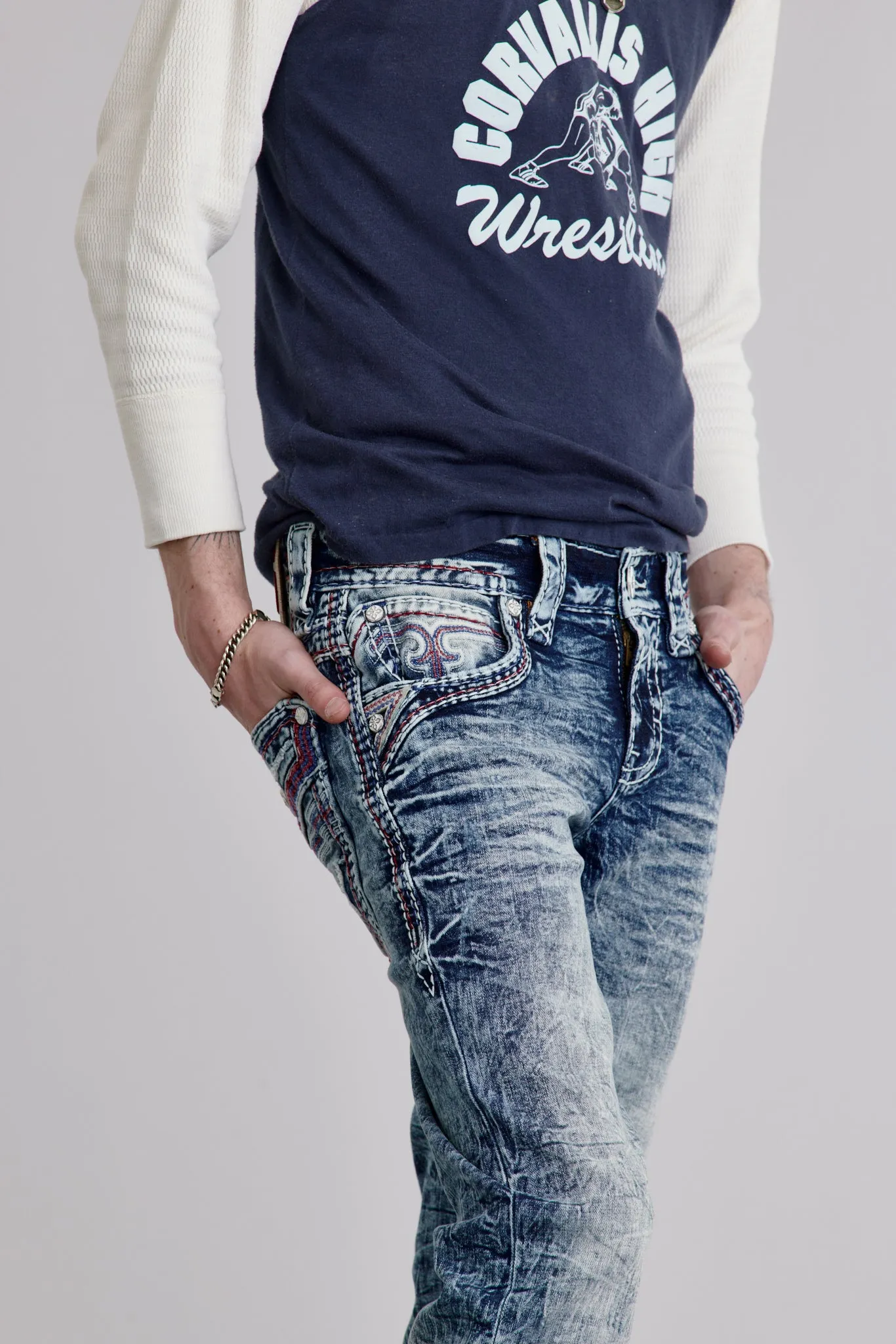 Jonathan Straight Jeans sold by Rock Revival product image thumbnail 4