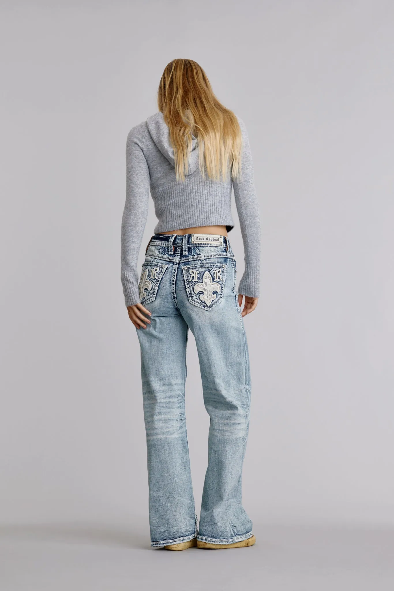 Kari High Rise Wide Leg Jeans sold by Rock Revival product image thumbnail 5