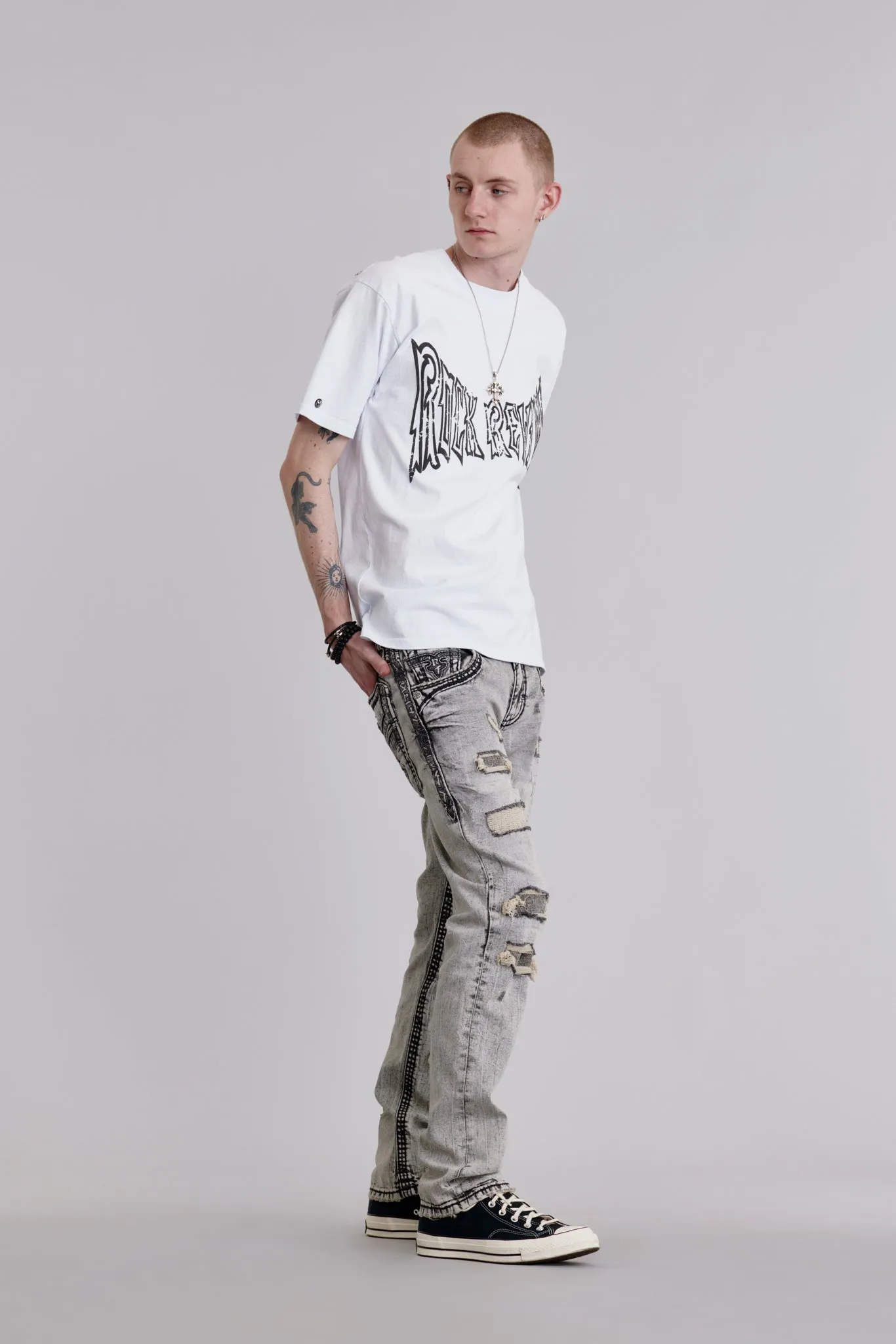 Cladus Alternative Straight Jeans sold by Rock Revival product image thumbnail 5