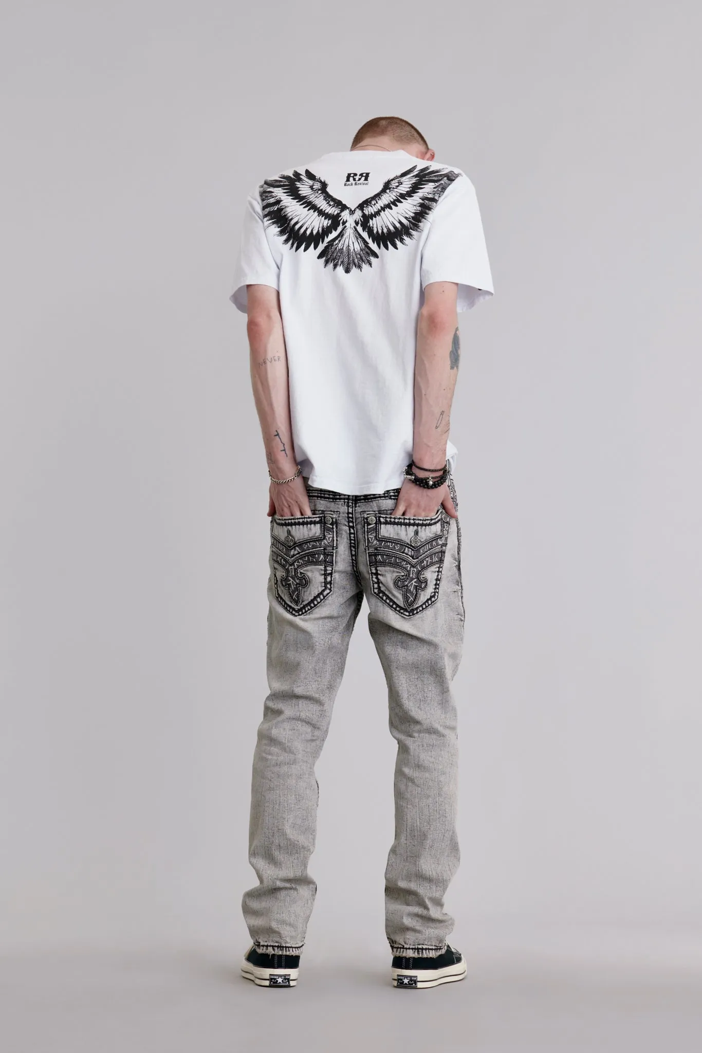 Cladus Alternative Straight Jeans sold by Rock Revival product image thumbnail 3