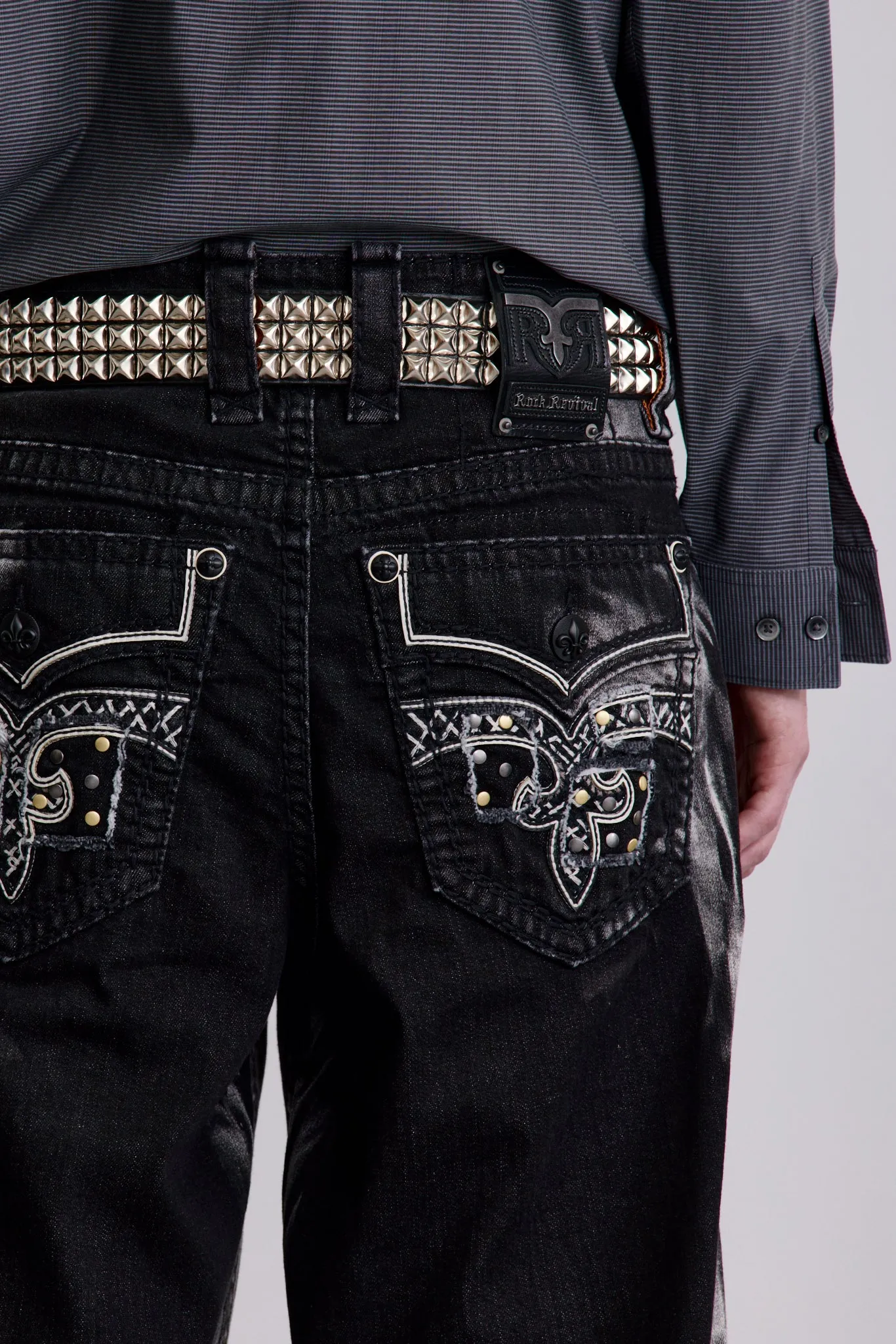 Arther Baggy 3 Jeans in Dusk sold by Rock Revival product image thumbnail 2