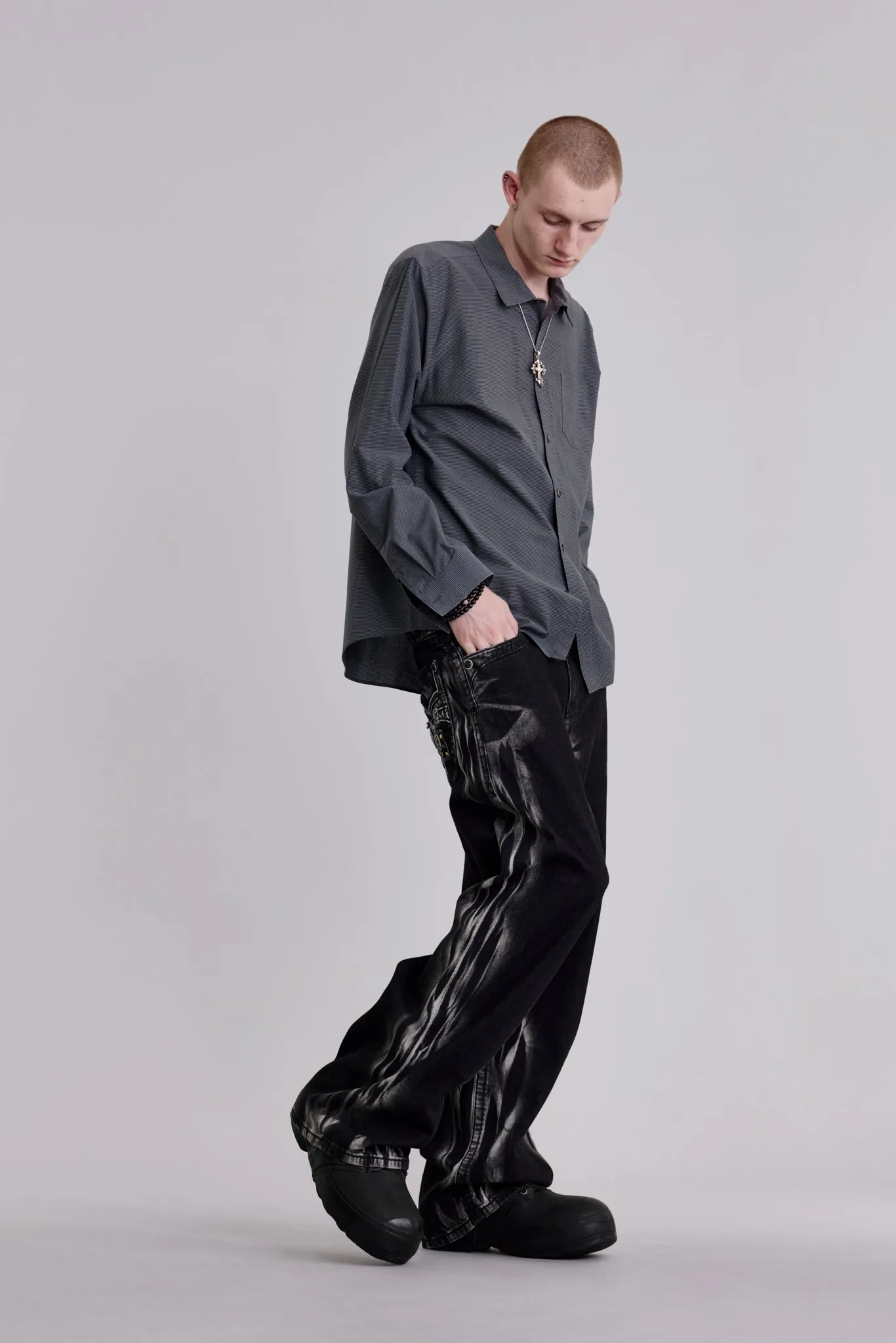 Arther Baggy 3 Jeans in Dusk sold by Rock Revival product image thumbnail 4