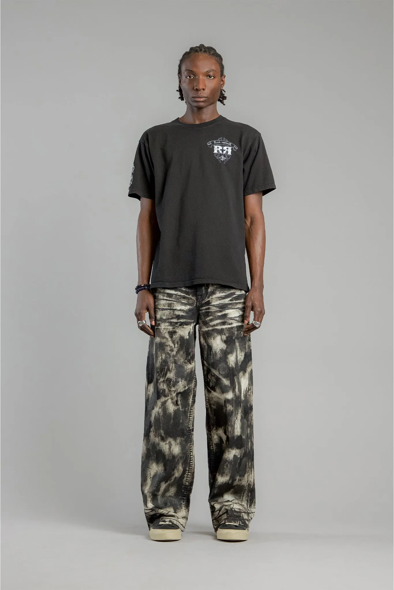 Cross Forme Tee in Dust Black sold by Rock Revival product image thumbnail 3