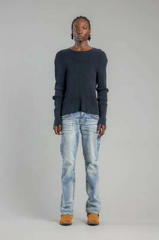 Esme Bootcut Jeans in Light Blue made by Rock Revival