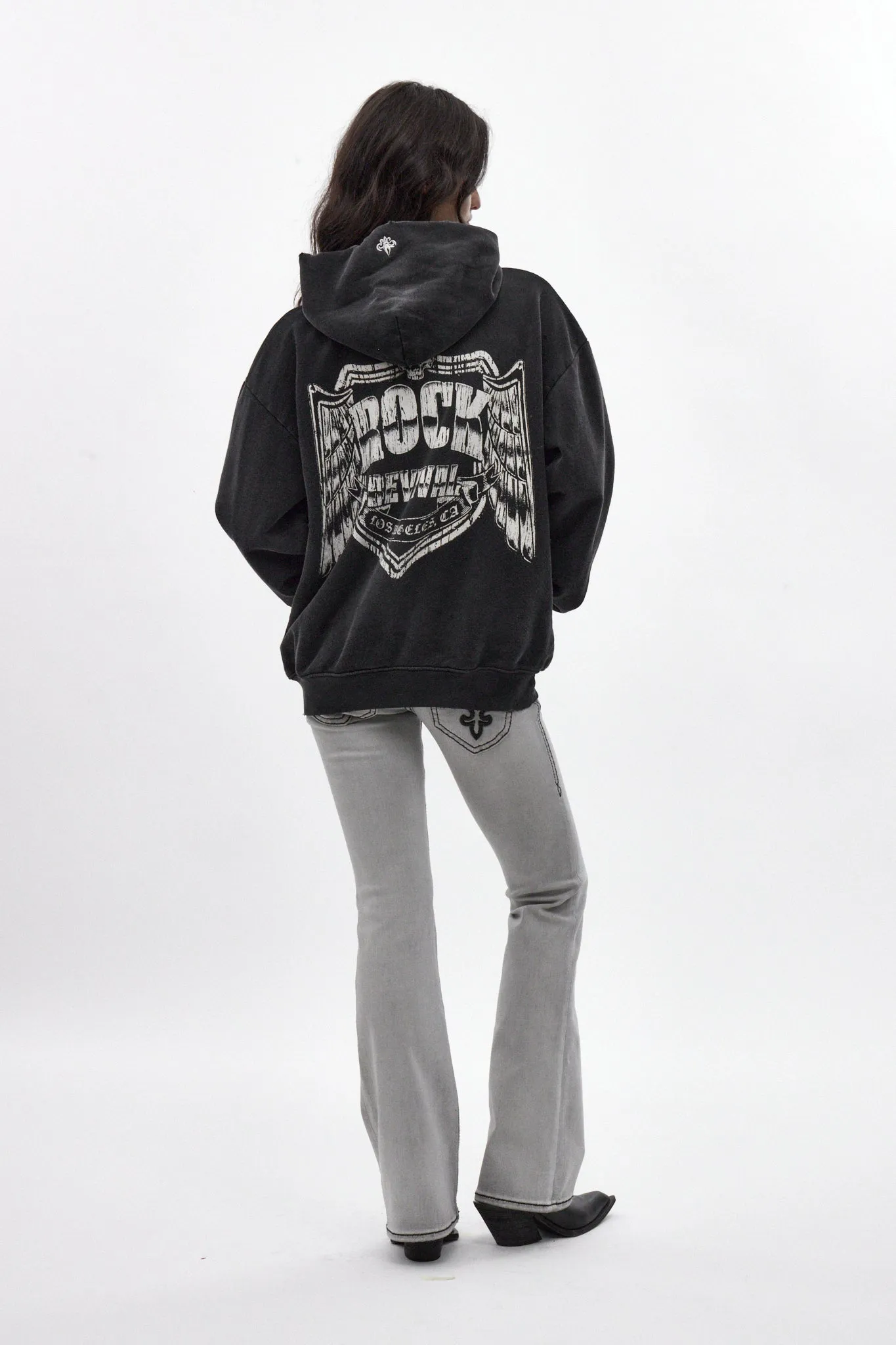 Mayhem Hoodie in Black (W) sold by Rock Revival product image thumbnail 5