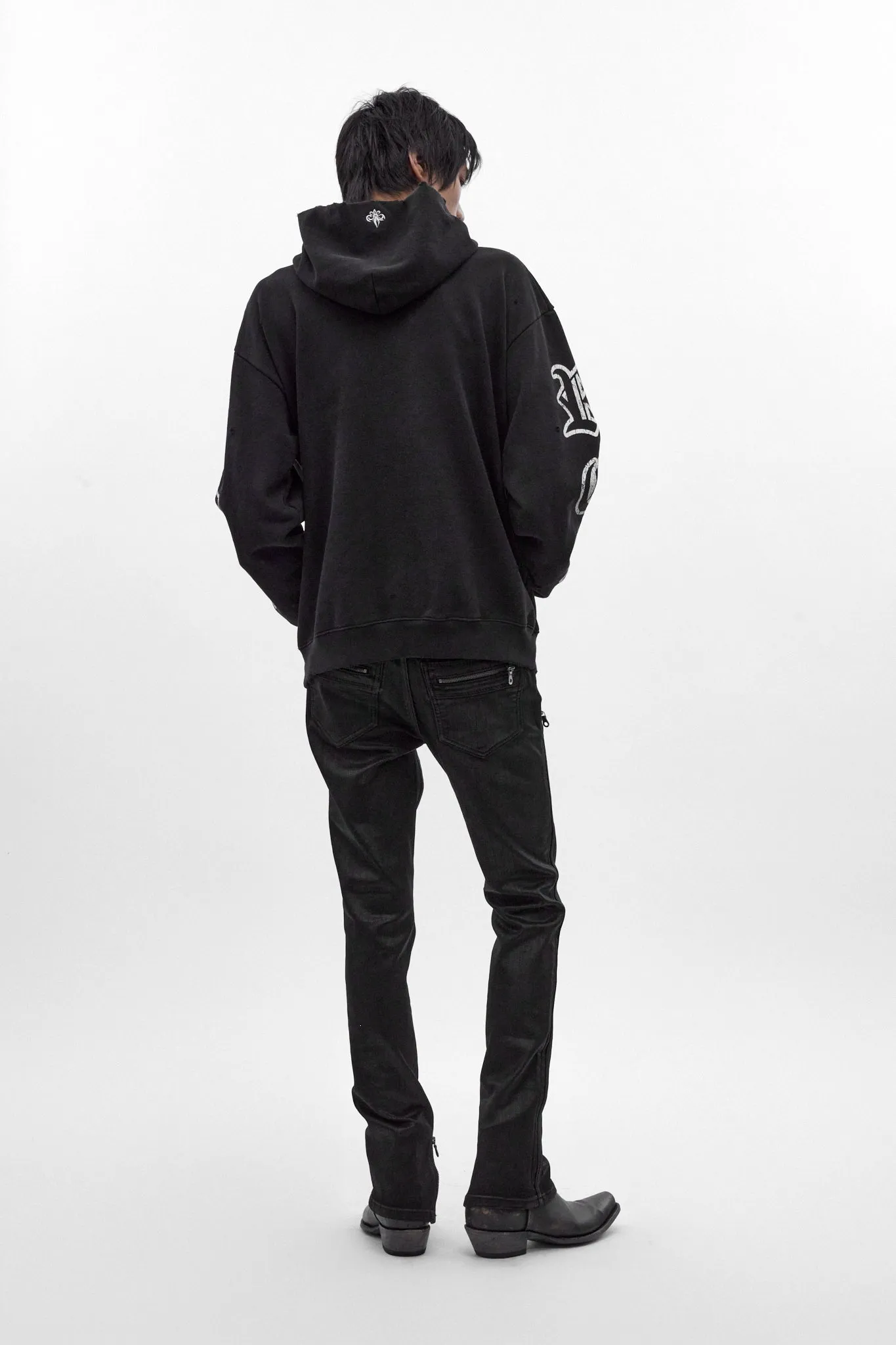 Wing Crest Hoodie in Black sold by Rock Revival product image thumbnail 4