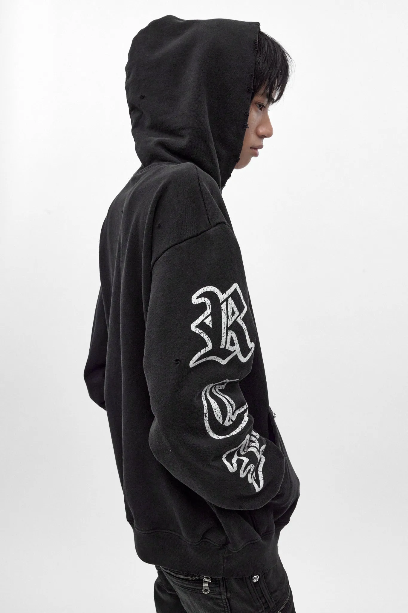 Wing Crest Hoodie in Black sold by Rock Revival product image thumbnail 2