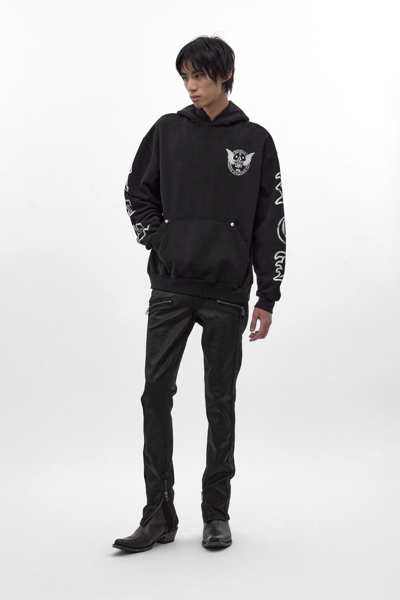 Wing Crest Hoodie in Black sold by Rock Revival product image thumbnail 3