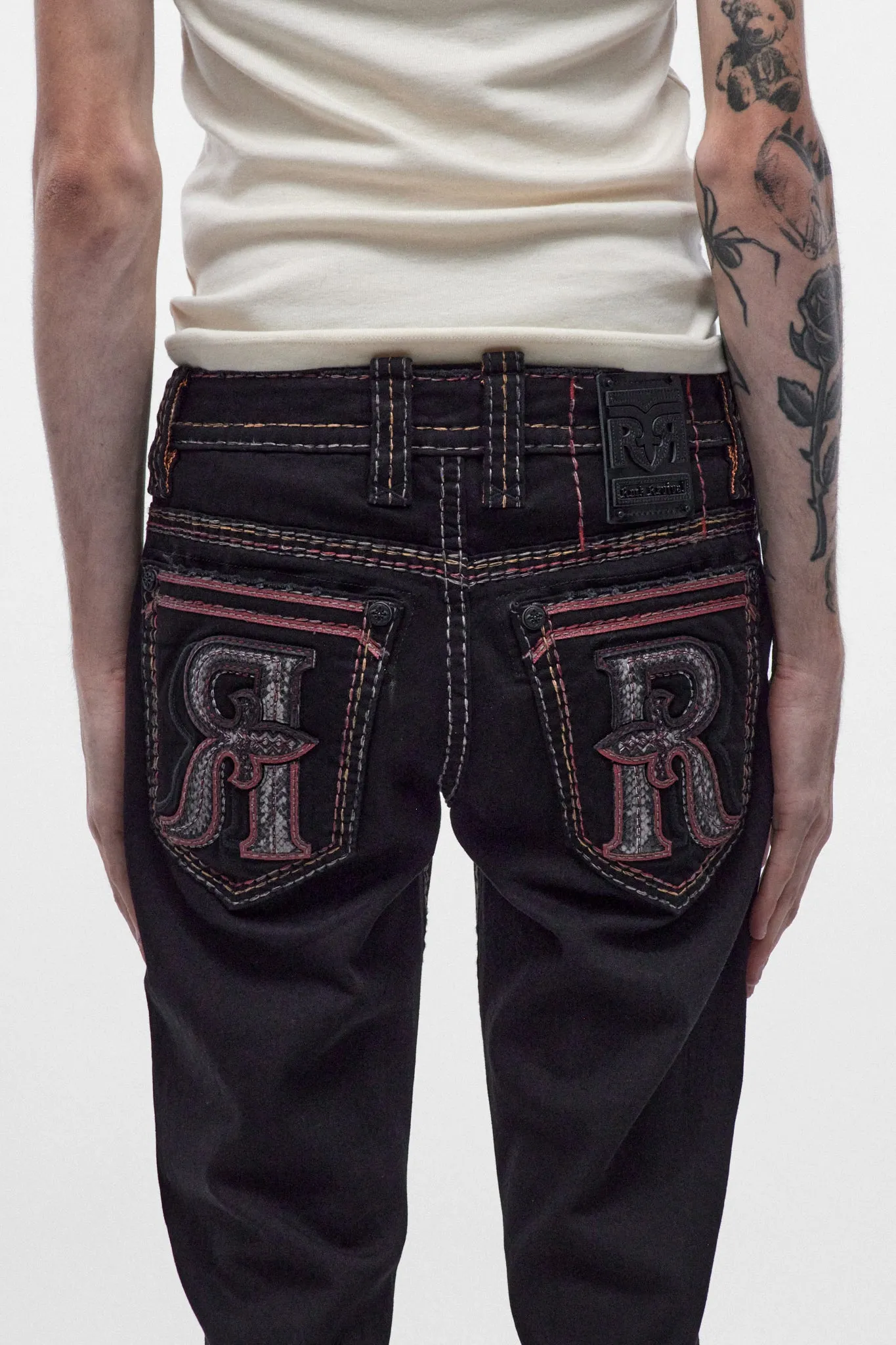 Harlan Straight Jeans in Black sold by Rock Revival product image thumbnail 2