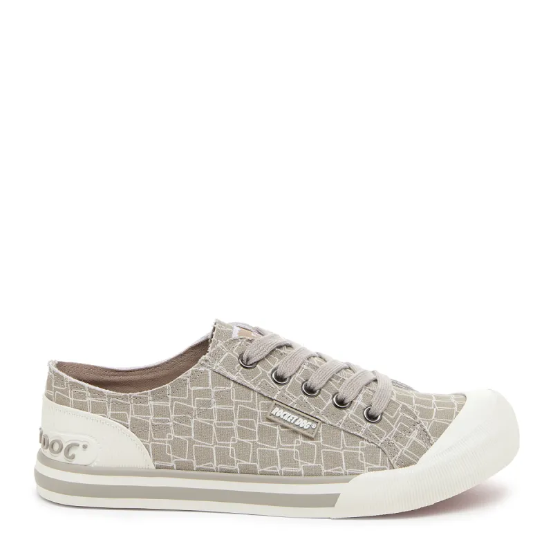 Jazzin Taupe Geometric Sneaker sold by Rocket Dog