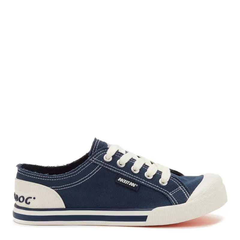 Jazzin Navy Canvas Women's Sneaker sold by Rocket Dog