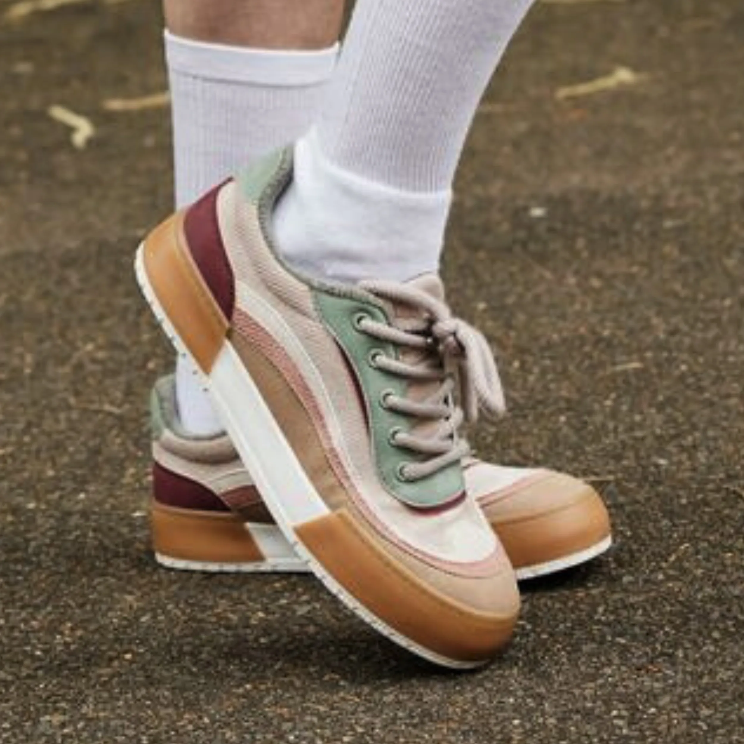 Carson Taupe Color Block Sneaker sold by Rocket Dog product image thumbnail 2