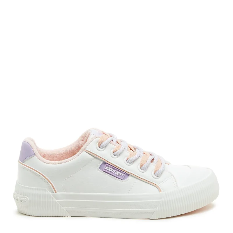 Cheery White Pastel Sport Platform Sneaker sold by Rocket Dog