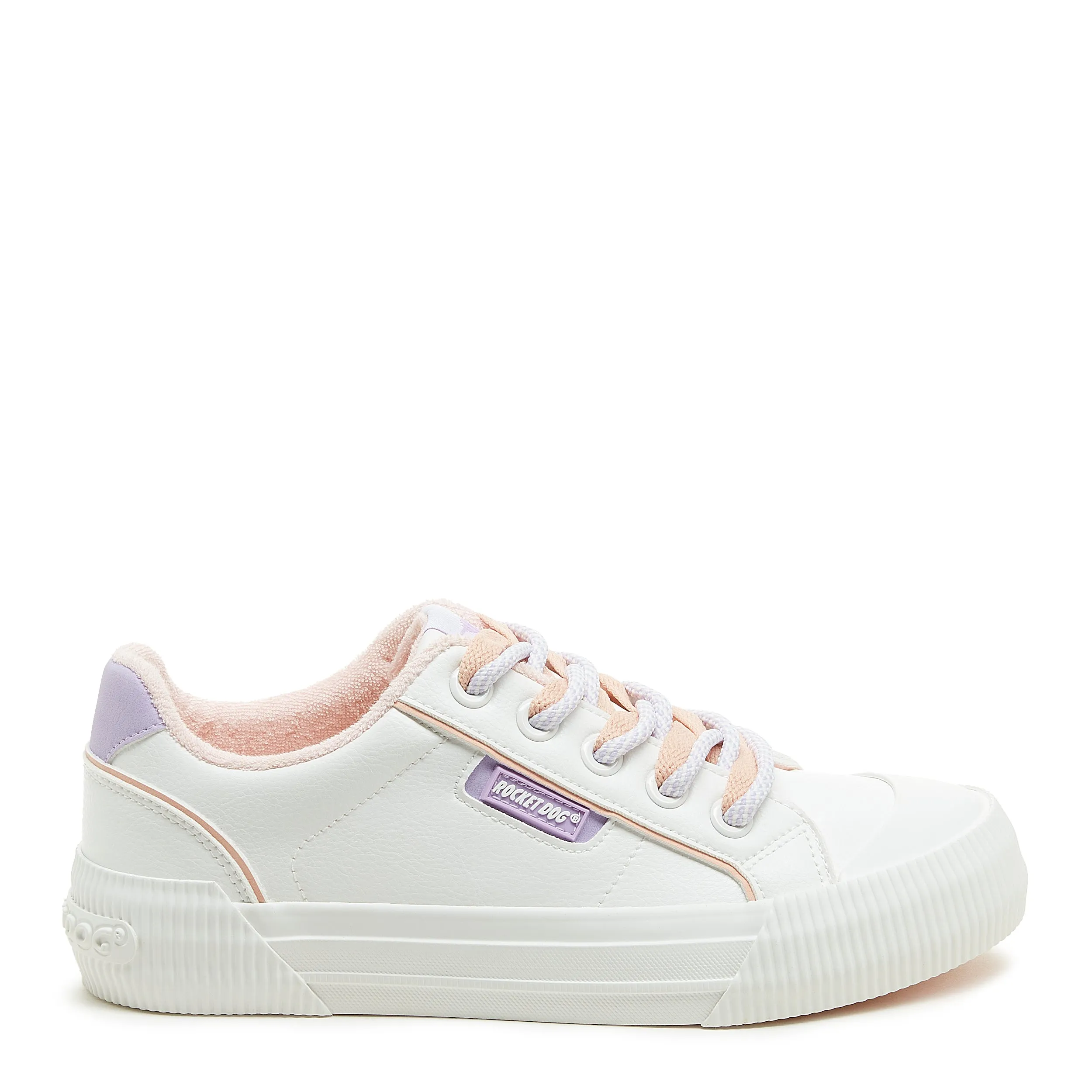 Cheery White Pastel Sport Platform Sneaker sold by Rocket Dog