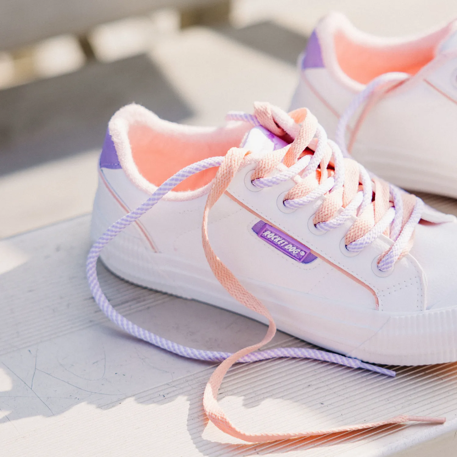 Cheery White Pastel Sport Platform Sneaker sold by Rocket Dog product image thumbnail 2