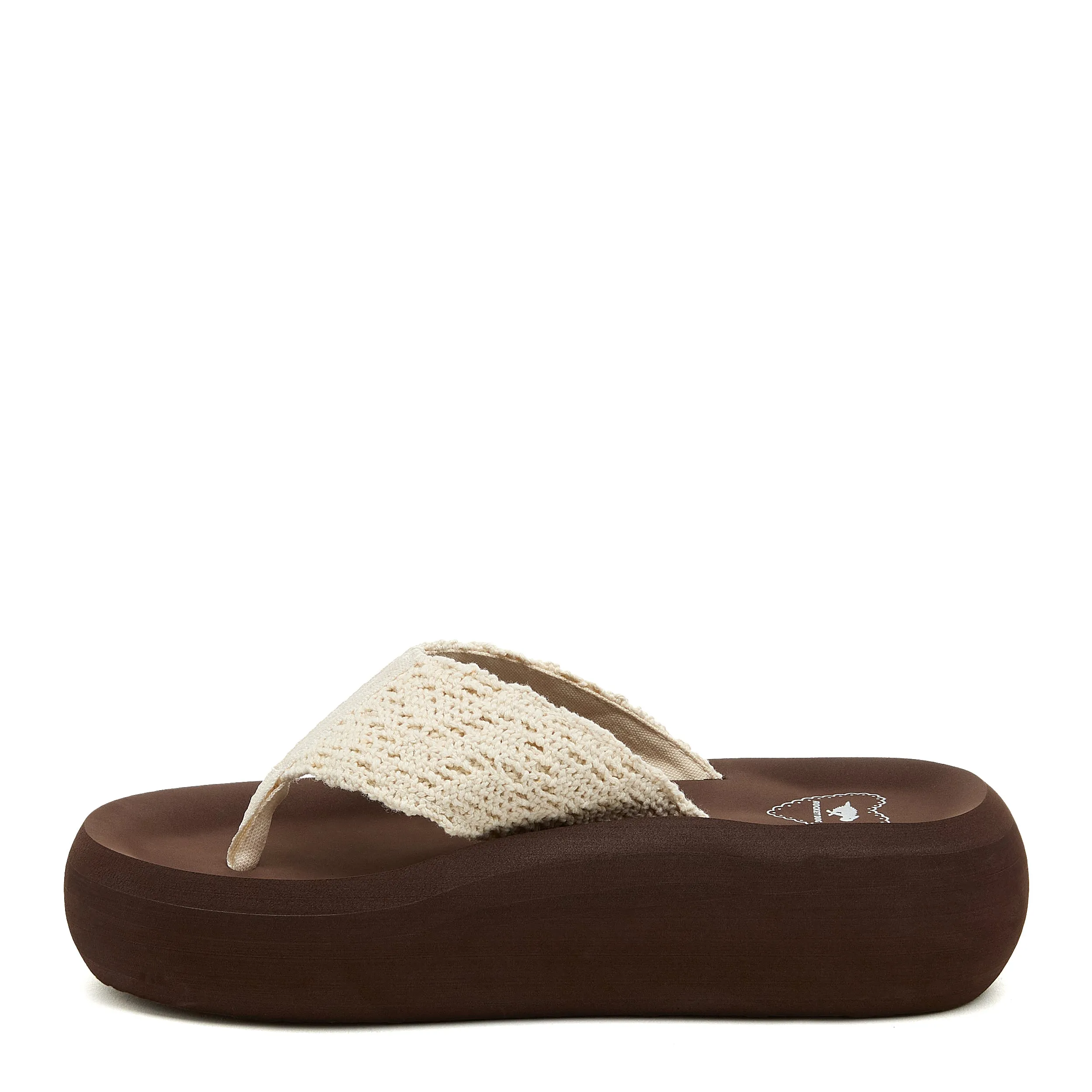 Sandy Natural Crochet Platform Flip Flop sold by Rocket Dog product image thumbnail 3