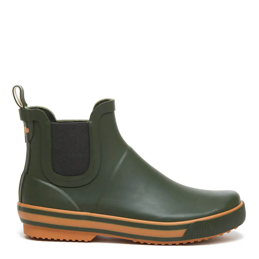 Rainbow Green Rain Bootie sold by Rocket Dog