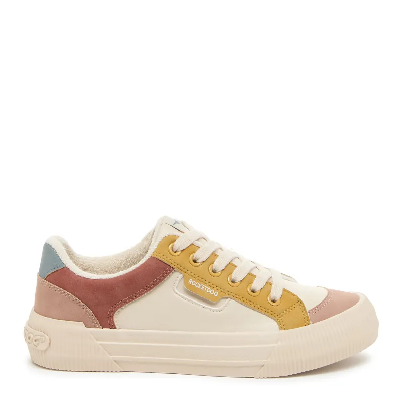 Cheery Tan Color Block Sneaker sold by Rocket Dog
